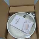 CAROTE Non Stick Frying Pan Skillet, Omelet Pan, Healthy Non Toxic Granite Chef Pan, Induction Compatible Egg Frying Pan with Heat-Resistant Handle, PFOA-Free,Cream White, 8"