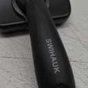 Swihauk Self Cleaning Slicker Brush for Dogs & Cats - Skin Friendly Deshedding and Grooming Brush for Haired Pets, Pet Supplies Accessory, Black