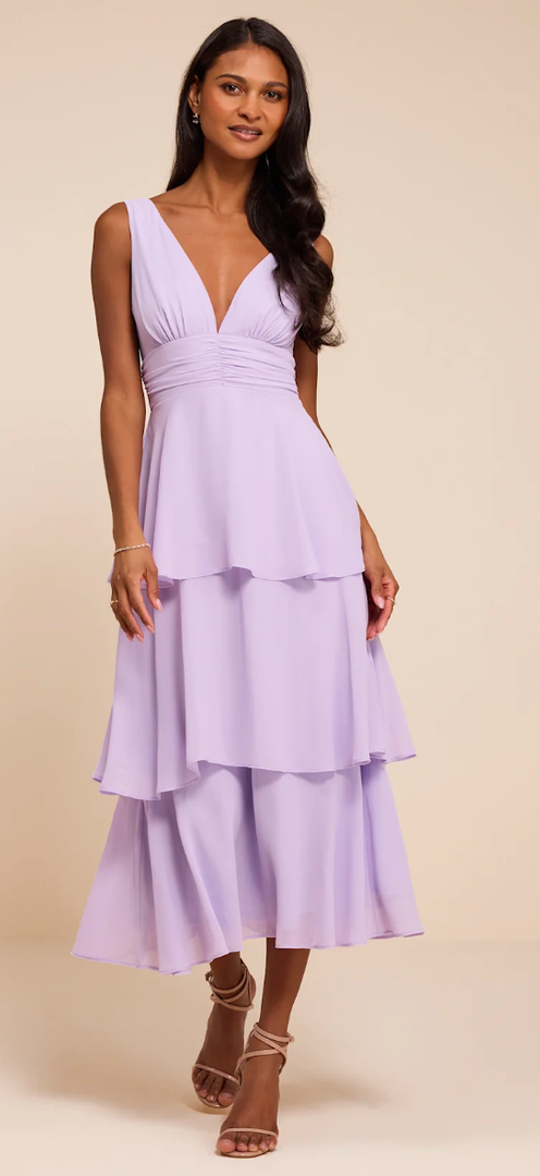 Celebration time Kit Dress Lavender Size Small