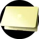 Ultra Thin Case Compatible with MacBook Neo 13 inch A18 Pro A3404 [Matching Mac's Color], 2026 Release, Matte Crystal Hard Cover for Mac Book Neo 13"Citrus Transparent