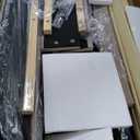 VECELO Full Bed Frame with Upholstered Wingback Headboard, Heavy-Duty Platform Bedframe with Charging Station & Side Pockets, No Box Spring Needed, Beige