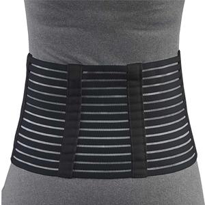 OTC Lumbosacral Support, 7-inch Lower Back, Lightweight Compression, Elastic, Black, Large