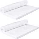 2 PCS 24" x12" x1" (Thick) Ceramic Fiber Blanket Fireproof Insulation Baffle Rated to 2400F, High-Temperature Resistance for Stoves, Kilns, Forges