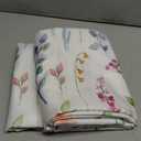 MATIRUG Spring Floral Table Cloths for Rectangle Tables 60x120 Inch,Spill Proof Easter Watercolor Tablecloth,Pastel Flower Washable Table Fabric for Picnic Kitchen Outdoor