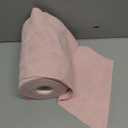 Wuyaoyao 50PCS Microfiber Cleaning Cloth Roll, 10"10" Tear Away Microfiber Towels, Reusable Washable Cloth Paper Towels, Multi-Purpose Cleaning Rags for Car Home Kitchen Garage Shop (Pink)