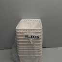 12 Pack Plastic Storage Baskets for Organizing, Storage Baskets for Shelves with Handles, Small Storage Bins with Labels, Organizer Baskets for Cabinet,Closet, Office