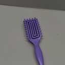 Curly Hair Brush, Curl Defining Brush for Effortlessly Defined Curls & Waves, Vented Hair Brush for Wet & Dry Hair, Women and Men, Reduces Frizz (Purple)