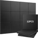 12 Pack Golf Wall Padding Panels Golf Enclosure Padding, 20"x20"x2" High-Density Impact Protection for Indoor Wall Pad, Kids Playrooms & Sports Areas, Gym wall pad
