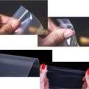 3 x 4" Small Zip Bags 500ct Reclosable Zip Seal Lock Bags 2 Mil Clear Plastic Bag for Jewelry Pill Ring Candy Coin Beads 4 Sizes to Choose from