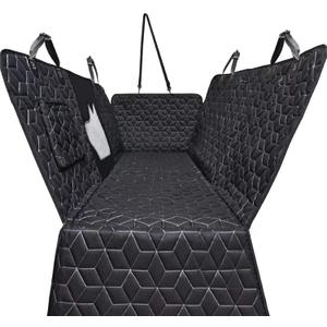 Dog Seat Covers for Back Seat,Pet Hammock for Cars, Waterproof Backseat Cover for Dogs in Car, Heavy Durable Car Hammock for SUV with Mesh Window, Non Slip Dog Car Seat Covers for Small SUV,RAV4,CRV