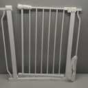 BalanceFrom Easy Walk-Thru Baby and Pet Safety Gate with Hold-Open and Auto-Close  Adjustable Steel Barrier for Stairs, Doorways, and Hallways, No Drilling Installation