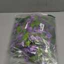 DearHouse 4Pcs 6.6Ft/Piece Artificial Flowers Silk Wisteria Garland Artificial Wisteria Vine Rattan Silk Hanging Flower for Home Garden Outdoor Ceremony Wedding Arch Floral Decor(Light Purple)