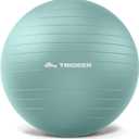 Trideer Exercise Ball Yoga Ball,Office Seating & Balance Ball Chair, Stability Ball for Pilates, Physical Therapy,Core Training & Balance Improvement & Stretching (L(23-26ines/58-65cm), mint green)