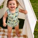 BFUSTYLE Baby Girl Clothes 0-24 Months Outfit Sleeveless Infant Romper Bodysuit with Headband