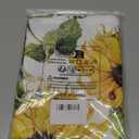 Vibrant Sunflower Window Valance for Bedroom Living Room, Yellow Sun Flower Curtains Valanes for Windows, 3" Rod Pocket Window Treatment for Animal Summer Home Decorations, 54 x 18 Inch, 1 Panel