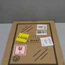 HOMECOOKIN Wood Bathroom Mirrors for Wall Mounted, 16" x 20" Rustic Wood Frame Wall Mirrors Decorative for Living Room or Bedroom Vanity Mirror (Black) B