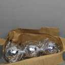 Disco Ball Cups with Lids&Straws  9Pcs 20oz Reusable Tumblers with Tags  St. Patrick's Day, Retro Party Cups for Bachelorette, Birthday, Cocktail&Theme Events - Silver