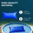 4'x8' Pool Pillows for Above Ground Pools, Winterizing Ice Equalizer 0.4mm Ultra Thick Pool Cover Air Pillow for Winter, Pool Closing Kit for Swimming Pool, 50ft Rope Included (Rectangular Style)