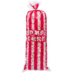 Clear Popcorn Bags with Ties - 3oz, 1,000 Count - Perfect for Concessions, Carnivals, Events, and Parties - Clear Popcorn Bags with Twist Ties for Easy Sealing