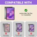 ProCase Smart Case for 2025 Lenovo Idea Tab Plus 12.1 Inch/Tab K12, Slim Light Cover Trifold Stand Hard Shell Folio Smart Protective Case for Idea Tab Plus/Tab K12 (TB361FU/TB361ZU) -Navy