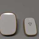 Wireless Doorbell, 1,000ft Range Loud Enough with 5Volume Levels and Mute Mode Door Chimes LED Flashing (2-White)