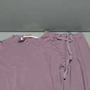 Two Piece Sets for Women Summer Mock Neck Sleeveless Top Crop Wide Leg Pants Lounge Sets Vacation Travel Outfits, Rose, Size S