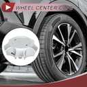 4 Pc Wheel Center Caps Hub Caps Rim Center Caps for Toyota Rav4 2006-2012 Wheel Caps Hubcap Center Covers No.4260B0R020 Silver Tone Plastic
