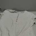 EasyGala Womens Cotton Deep V Neck Tops Low Cut Short Sleeve Henley Shirts Sexy Fitted Tees Summer Fashion Clothes 2026 (XX-Large, Light Grey)