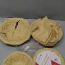 4 Pack Black Cooktop Drip Pans, Compatible with GE Hotpoint Stove. Include 2 Pcs 6'' Range Replacement Drip Pans and 2 Pcs 8 '' Burner Drip Pans for Electric Stove Top