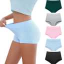 Migbean Boy Shorts Underwear for Women - Boxers for Women, Women's Cotton Underwear Boyshorts, Small