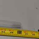 1 Piece Butecare Frameless Shower Door Bottom Seal for Glass Doors Stop Shower Leaks and Create a Water Barrier (3/8 x 39)