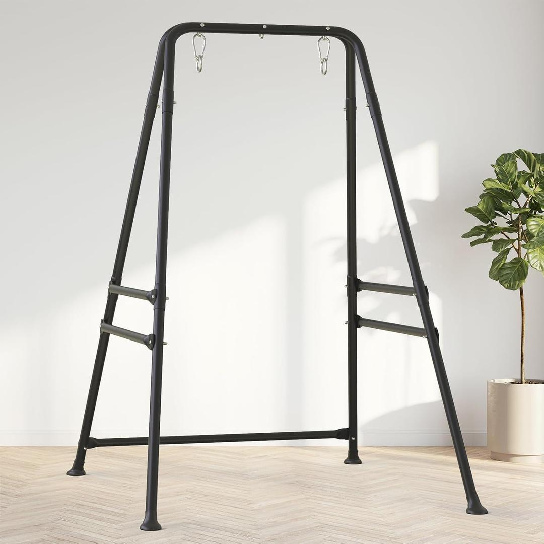 TOREVSIOR Hammock Chair Stand, Heavy Duty Swing Stand, Portable Hammock Chair Frame for Indoor or Outdoor