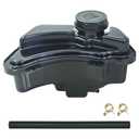 ALRACALL 590568 Fuel Tank Replaces For B&S 84004660 Lawn Mower Equipment Fits For model 08P502 093J02 with 799585 Fuel Tank Gas Cap