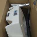 Drive Medical 12402 Premium Raised Toilet Seat with Removable Metal Arms, Standard Seat, White