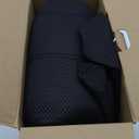 kvs 3D Air Mesh Car Seat Covers Full Set, Breathable Split Bench Compatible Seat Covers for Cars, Universal Car Interior Covers for Most Sedan Truck SUV Vans(Black)