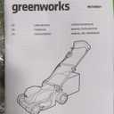 Greenworks 48V (24V x 2) 17" Cordless (Push) Lawn Mower (200+ Compatible Tools), (2) 4.0Ah Batteries and Dual Port Rapid Charger Included