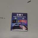 2026 Upgrade 3 in 1 Wireless Carplay Mirror Link Adapter for iPhone/Apple/Android Phone to Car Screen, Auto Connect, Dual 2.4/5GHz WiFi and Bluetooth 5.0, Wired to Wireless(for iPhone,1pc)