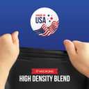 55-60 Gallon Trash Bags Heavy Duty - Bulk 150 Pack Large Garbage Bags - Big Black Commercial Trash Can Liners - Made In USA
