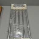 BAOYOUNI Tension Closet Shelf, Adjustable Storage Rack Separator Wardrobe Cupboard Divider Organizer Rod for Kitchen Bathroom Bedroom, 23.62-39.37 Inch