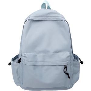 Cute Backpack Basic Office Laptop Travel Lightweight Small Preppy (Baby Blue), Medium