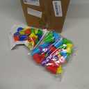 Pasimy 240 Pcs Valentine's Day Stationery Gifts for Kids, Valentines Popcorn Boxes Valentines Gift Tag Heart Shape Pencil Sharpener Eraser Pencil Sticker Stamp for Classroom Exchange Gift Prize Supply