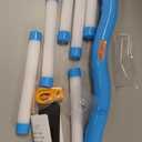 OCES Reflex Stick Game, Reflex Light-Up Sticks Reaction Training Hand Speed Challenge Game, Upgrade Hand Eye Coordination Training Toy Remote Control 3 Adjustable Speed (Light-Up Blue)