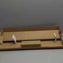 Decopolitan 5/8" Cap Curtain Rod Set, 28 to 48 Inches, Black