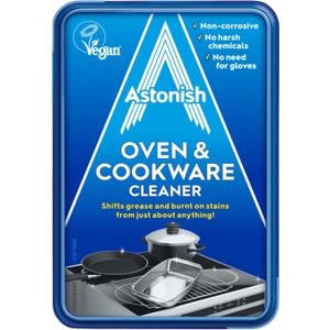 Astonish Oven & Cookware Cleaning Paste For Glass, Appliances, Ceramics, Stovetop & Pyrex - All Purpose Kitchen Cleaner - Heavy Duty Stainless Steel Degreaser Removes Baked On Grease & Grime 150g Tub