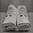 L LOVSOUL Goose Feather Down Pillow Queen Size of 2,Ultra Soft 100% Organic Cotton Fabric, 700TC,800 Fill Power, Luxury Hotel Collection Bed Gusseted Pillows for Back, Stomach or Side Sleepers (White)