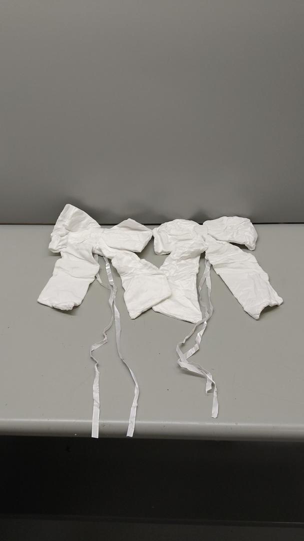 6 Pcs 11.8 Inch Large Christmas Bow Wrapping Gift for Fireplace Wreath Wall Backdrop Birthday Wedding Decoratio