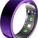 Smart Rings for Men Health Ring Heart Rate Monitor Sleep Tracker Smart Fitness Tracker Rings for Women Gesture Control Photography Pedometer Step Counter Waterproof Compatible with iOS Android Phones