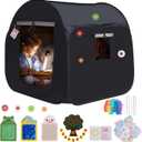 Kids Pop-up Sensory Tent, Foldable Blackout Tent for Children with Autism and ADHD, Calm Corner with Cognitive Toys Included, with Mesh Windows Ideal for Kids with Special Sensory Needs