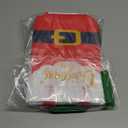 YALTOON 12 Pack Small Christmas Gift Bags, Tiny Xmas Tote Bags with Handles, Non-Woven Mini Christmas Bags for Gifts, Xmas Party Favors, Candy Goodie Bag, Small Trinkets, 12pcs S 10.2"x8.3"x3.9"