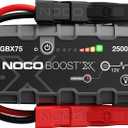 NOCO Boost X GBX75 2500A 12V UltraSafe Portable Lithium Jump Starter, Car Battery Booster Pack, USB-C Powerbank Charger, and Jumper Cables for up to 8.5-Liter Gas and 6.5-Liter Diesel Engines